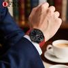 OFNS Классические Унисекс Кварцевые Наручные Часы с Календарем, Люминесцентными Стрелками, Водонепроницаемостью 30М, Тонким Дизайном, Высококачественными Штриховыми Индексами.