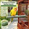 Portable Auspicious Clouds Pattern Bird Station Pole Bite Resistant Bird Cage Perches  Bird Cage