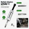Grease Nozzle Cleaning Tool Unclogging Tool, Heavy Duty Manganese Steel Fitting Cleaner, Stubborn Residue Remover Anti-Rust Galvanized Coating