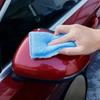 Car Cleaning Sponge 1/4PCS Microfiber Detailing Washer Pad Double Side Imitation Wool Sponges Car Wash Wipe Applicator Padstool