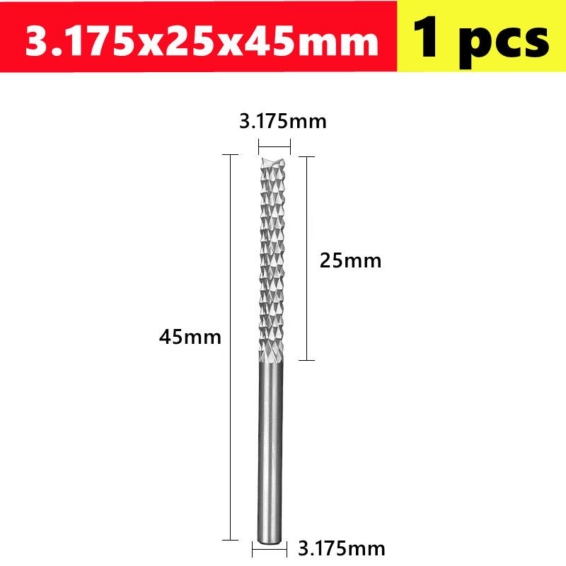 PCB corn milling cutter Carbide End Mill 3.175/4/6/6.35/8/10/12mm shank, CNC Cutting Milling PCB MDF ABS Tools Router Bit