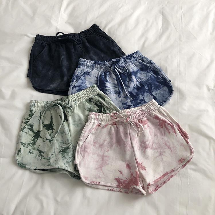 2026 Summer Tie-Dyed Wide-Leg Women's Casual Shorts