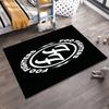 Band logo printed non-slip rug, suitable for living room and bedroom sofa