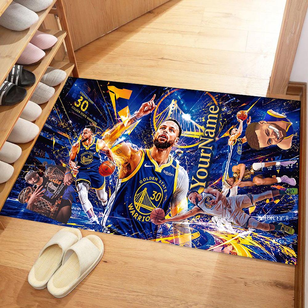 Curry Customize Your Name Floor Rug Office Rug Perfect For Foyer Game Room Decorate Room Living Rooms Antislip Rug Anime Office Decor