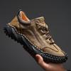 Модные мужские повседневные туфли в стиле ретро, нескользящие, дышащие лоферы, кроссовки, модные удобные походные туфли, уличная мужская трекинговая обувь