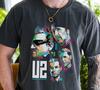 Футболка U2 Рок-группа на Премиум Винтажной Черной Футболке Comfort Colors