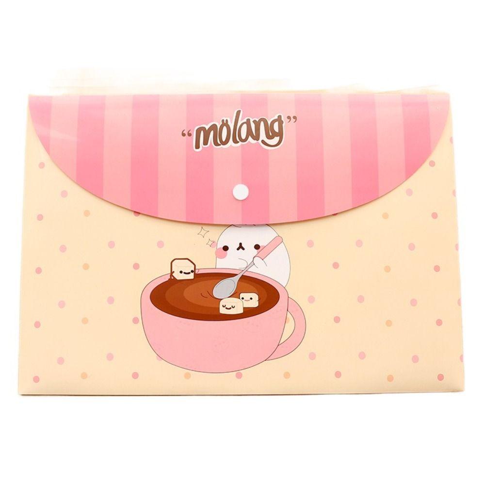 Stationery A4 File Bag PVC Floral File Bag High Quality Storage Bag