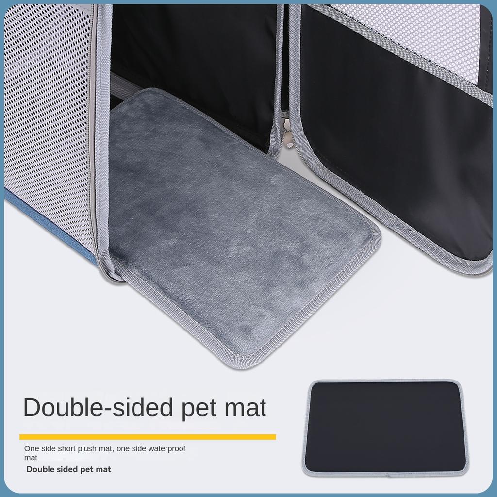 Рюкзак для переноски кошек, рюкзак для собак среднего и малого размера, вентилируемый сетчатый рюкзак для собак, дорожный рюкзак для походов, прогулок на открытом воздухе