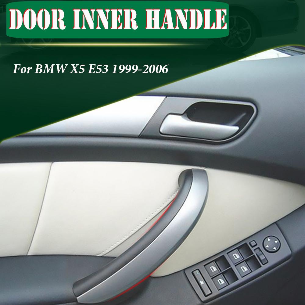 Детали внешней отделки автомобиля, внутренняя ручка, дверная панель, накладка спереди слева для BMW X5 E53 1999-2006 High