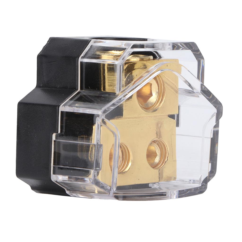 Автомобильный 1X2GA вход 2x4GA выход блок распределения питания держатель предохранителя модификация усилителя чистая медь