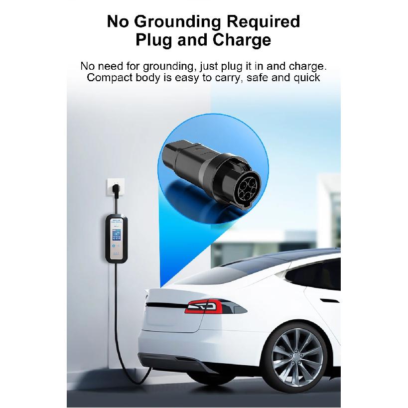 Type1 to GBT EV Charging Adapter Electric 32A Max 110V-250V Vehicle Charging Convertor for Car Charger Charging Adapter