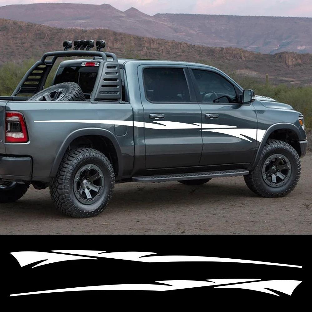 Car Decor Sticker For Truck Body Tailgate Durable Retro Vinyl Decal For Hilux 2025 RAM 1500 Ranger Nissan Frontier Isuzu D-Max
