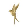 Ubia Hovering Swallow X X Garden Magnet, Gold, 12.8 3.8 8.5 Cm, Figurine, Ornament, Animal, Decor, Bird, H24109-12
