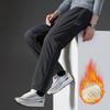 Men's Padded Trousers Autumn and Winter Thickened Down Cotton Trousers Outside The Windproof Casual Sports Lamb Wool Trousers Men Tide