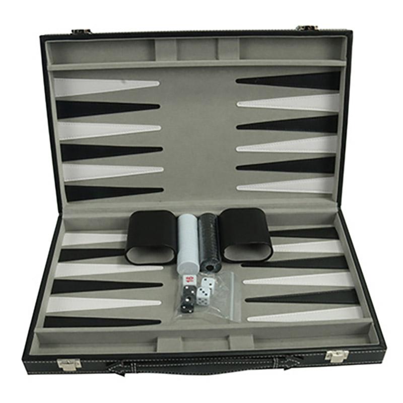 Новый-Набор для нарды-Классический Для взрослых Настольная игра Для Антикварного набора для нарды Семейный игровой набор Кожаная шахматная коробка Хороший подарок