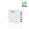 160W Multi Ports USB Type C Charger Fast Charging Phone Charger Adapter For iPhone Samsung Xiaomi Huawei EU/US Plug Wall Charger