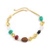 Bead Colorful Resin Necklace Vintage Clavicle Chain Creative Beads Short Choker  Gift