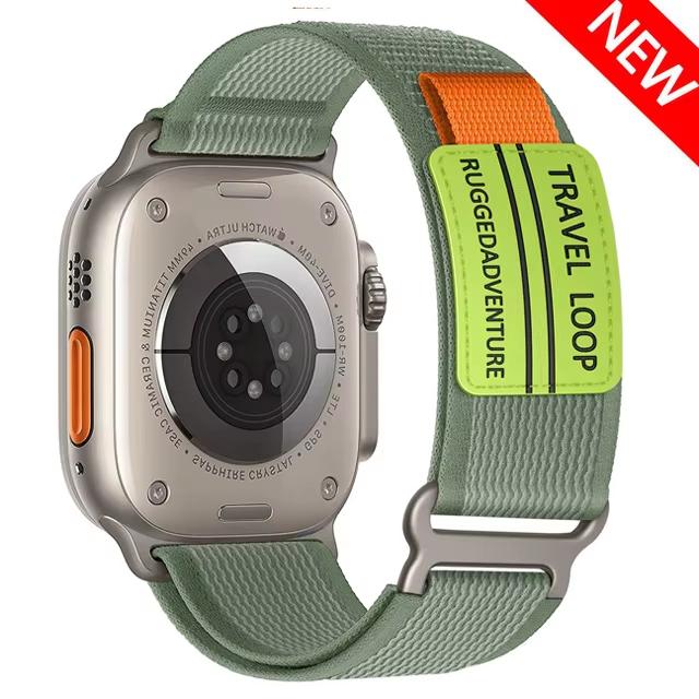 Ремешок Trail loop для Apple Watch Bands 49мм 44мм 40мм 41мм 45мм 42мм 46мм correa bracelet iWatch series 7 se 8 9 10 11 Ultra2 3