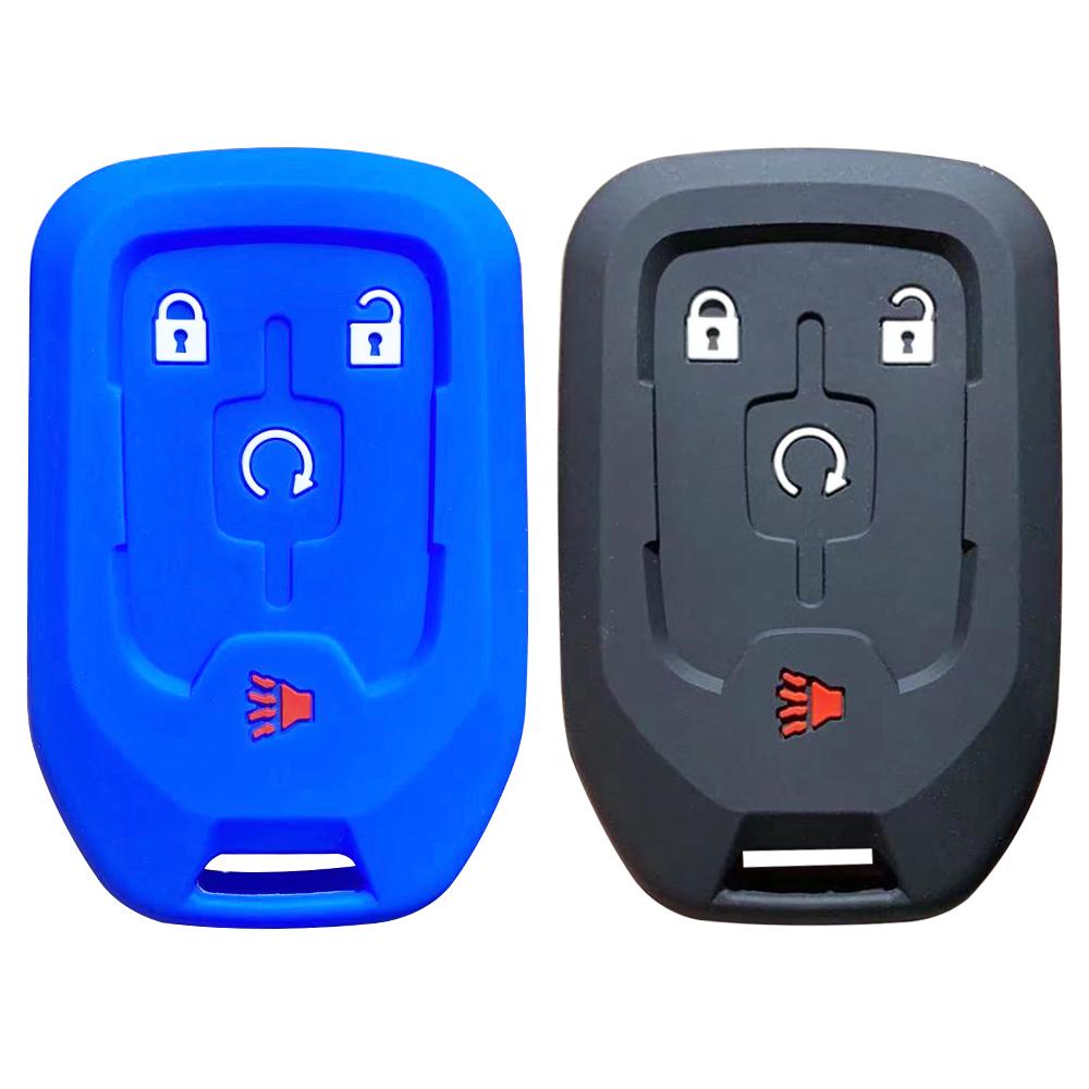 Силиконовый чехол для ключа GMC Terrain 2019 Canyon Remote Key Cover для Chevrolet Suburban Silverado 2500 Автомобильные аксессуары 4/5/6 кнопок