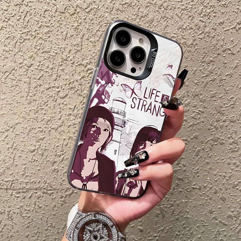 Игровой Аниме Life Is S-Strange Милый Чехол Для Телефона Для IPhone 17 16 15 14 13 12 11 Pro Max Plus Цвет Серебристый Чехол