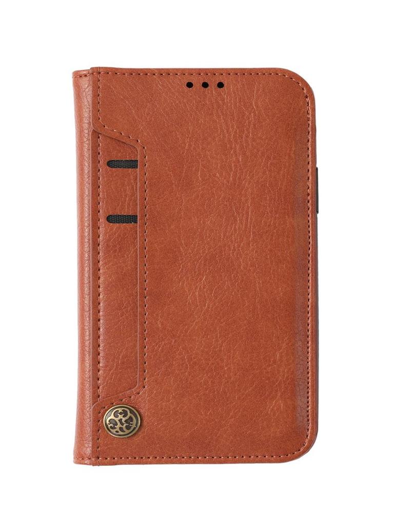 Многофункциональный чехол-кошелек для Samsung S25/S24: Кожа, отделения для карт и функция A16 Flip