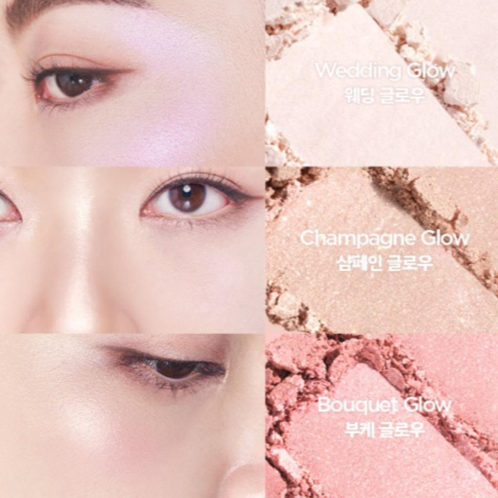 JUNG SAEM MOOL Artist Face Palette Highlighter | Presenting Hydrated Texture, Brightening, Smoothing Texture
