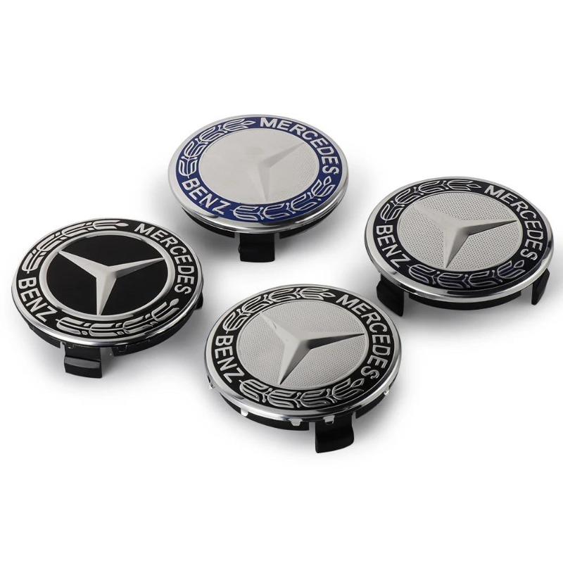 4 шт./лот 75 мм колпак ступицы колеса Эмблема значок для Mercedes Benz C180 C200 E200 E260 E300 ML350 A1714000025 W230 W210 W211 W221 W219