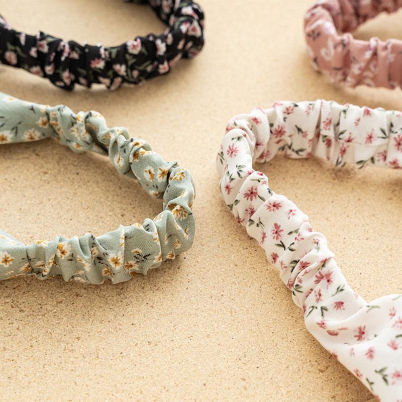 Summer Printting Hair Scarf Scrunchies Vintage Triangle Bandanas Hairband Headband Elastic Hair Bands Headwrap Hair Accessories
