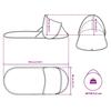 Beach Tent Azure Blue Pop Up Waterproof