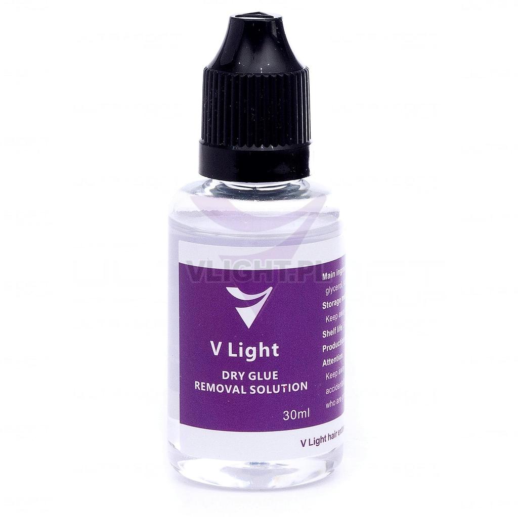 V-LIGHT BLACK клей 20г + REMOVAL 30мл клей для наращивания волос гель черный набор