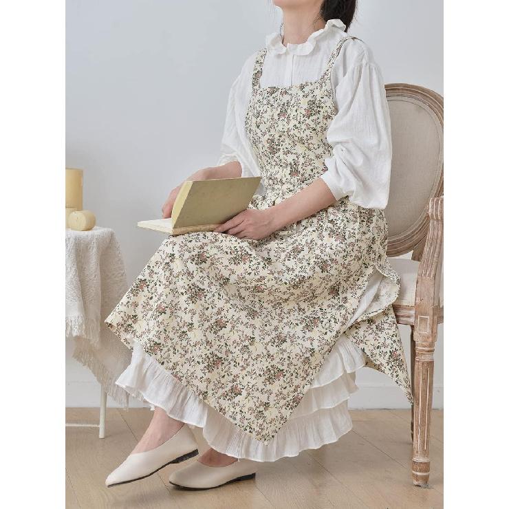 Aprons for Women, Cute Plus Size Apron with Pockets Kitchen Cooking Christmas