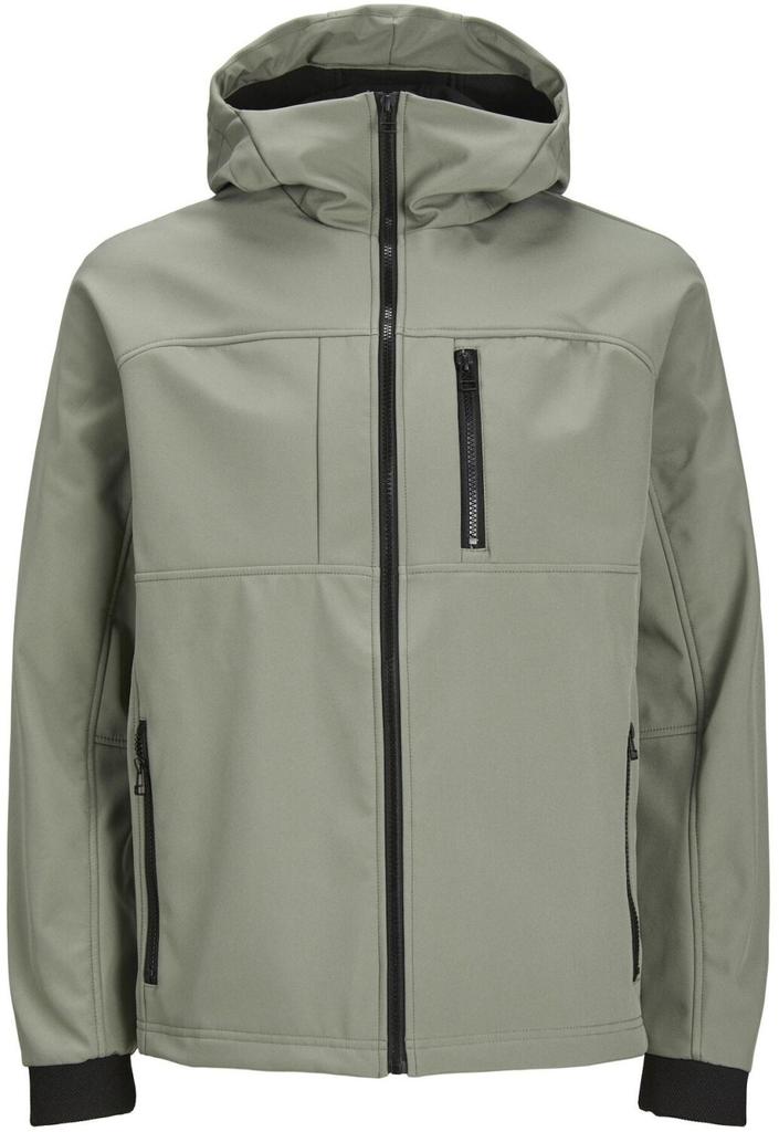 Демисезонная куртка Jack & Jones JCOPRIME Embroidery Softshell Softshelljacke agave green