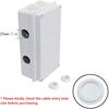ABS Waterproof Junction Box White Outdoor 1Pc Sealed Universal Electrical Project Box