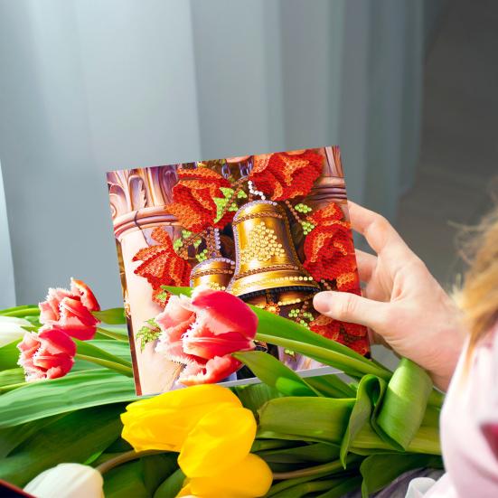 1 комплект алмазной живописи поздравительная открытка DIY горный хрусталь Рождественская открытка ремесленный комплект