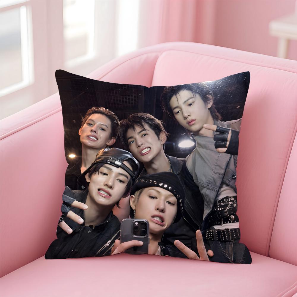 Korean Handsome Boy Group CCortis Cushion Cover Pillow Case Soft Skin Friendly Fabric Concealed Zipper