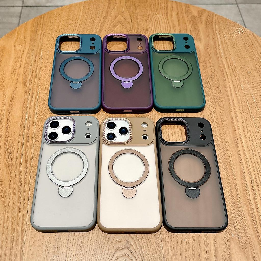 Чехол-подставка с магнитным креплением 360° для iPhone 17 Pro Max с системой охлаждения и защитой от падений по всей поверхности
