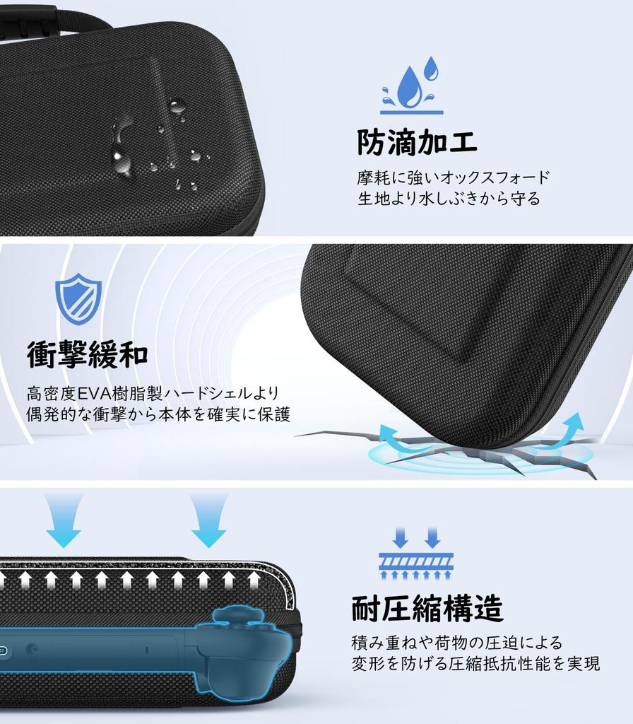 MoKo Switch2 Switch 2 2nd Generation Protective Shock Storage Oxford Fabric EVA Can Store 10 Soft Can Store Small Items Such As Full Large Precision