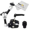 Haoge 7-inch Articulated Friction Magic Arm with Small Clamp Clip for HDMI LCD Monitor, LED Light, DSLR Camera, Video Tripod, Flashlight, Microphone, 