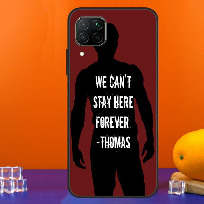 Цитаты из «Бегущего в лабиринте» Для чехла Huawei Nova Y90 Y91 Y60 Y70 Y72 Y61 9 10 SE 12i 12s 11i 5T P60 Pro P20 P30 P40 Lite
