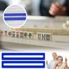 Mahjong Line Finder Translucent Ruler for Mahjong Cards Bright Mah Jong Rules Reader And Strategy Guide for Enthusiasts Beginners