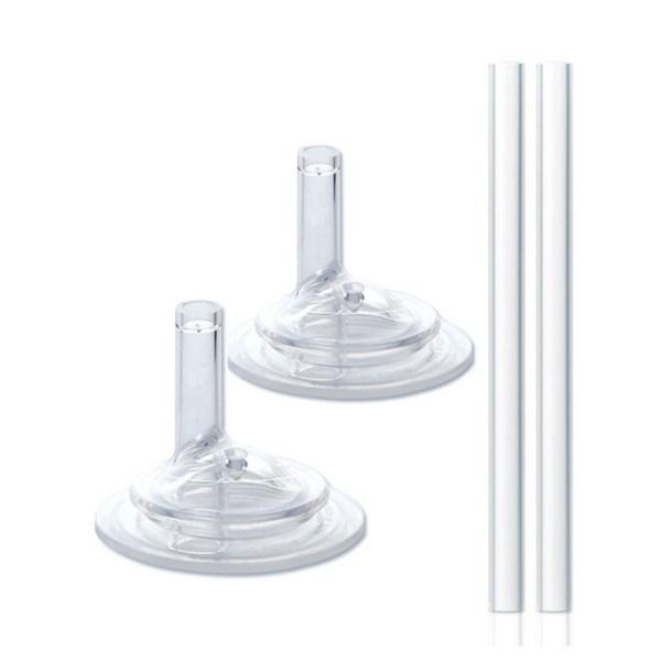 Набор сменных соломинок Gromimi Step 1, белый, 1 комплект