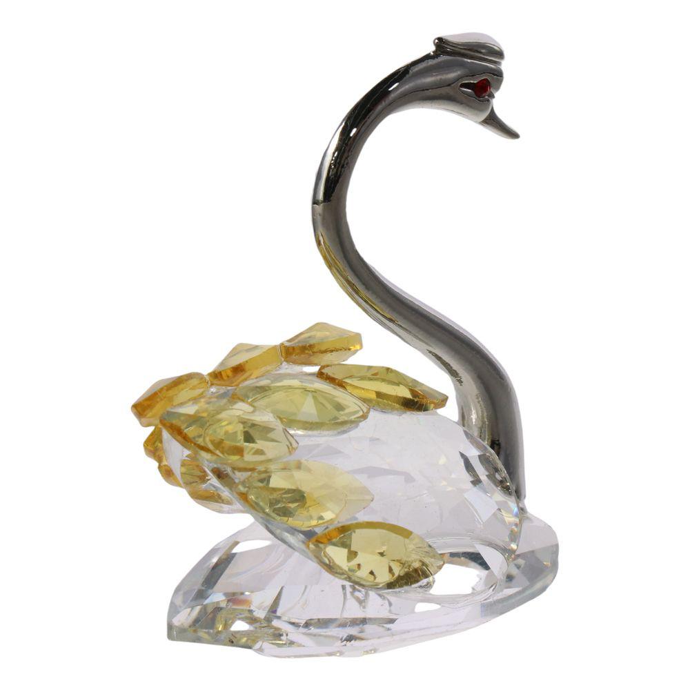 Swan Home Decoration and Accessories Colorful Beautiful Glass Ornaments Fashion Swan Ornament  Home