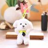 Cute Dog Plush Keychain With Soft Short Pile For Kids And Collectors