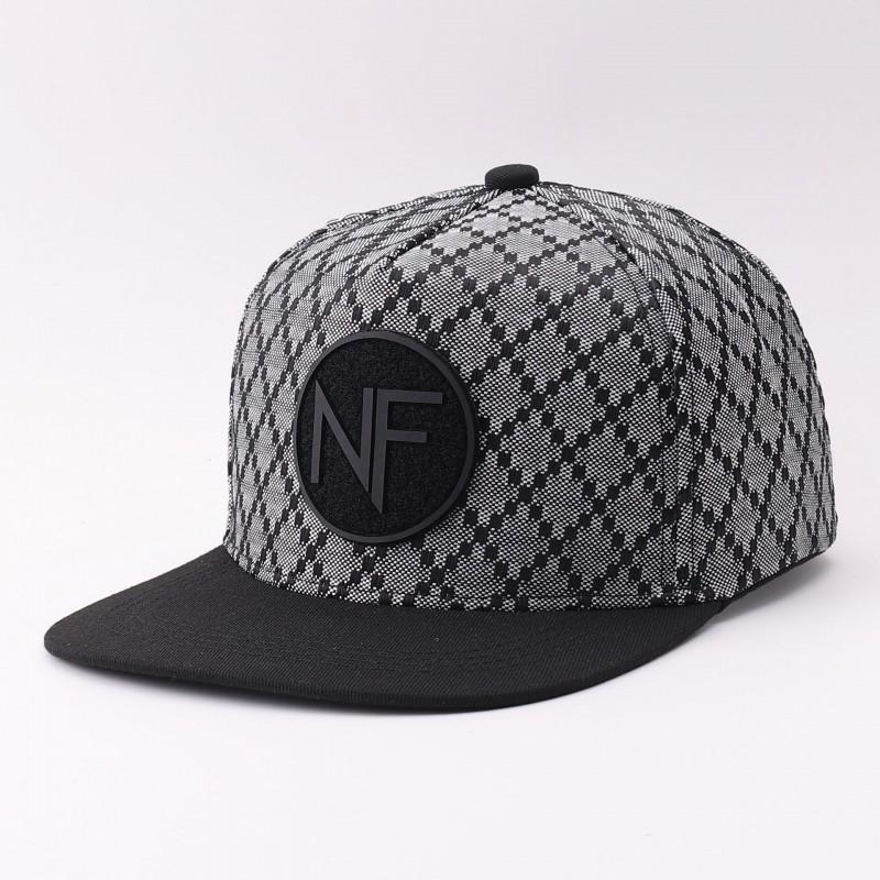Flat Brim Baseball Cap Hip Hop Style Embroidered Sun Hat Men Women