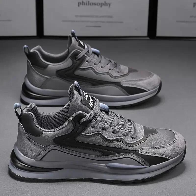 Fashion Men Sneakers Summer Breathable Comfortable Platform Running Shoes Tennis Shoe No Slip Wear-resistant Train Shoes Jogging