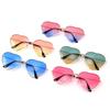 Women Heart Shaped Sunglasses Candy Color Metal Sun Glasses Ladies Outdoor Gradient Glasses UV400