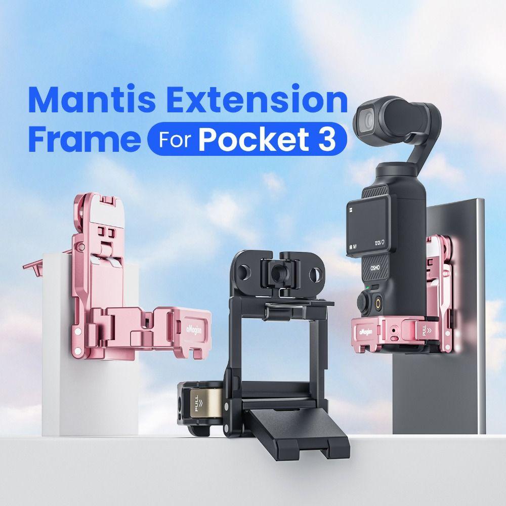 Aluminum Alloy Desktop Base Bracket Extension Frame for DJI Osmo Pocket 3 Action Camera Accessories