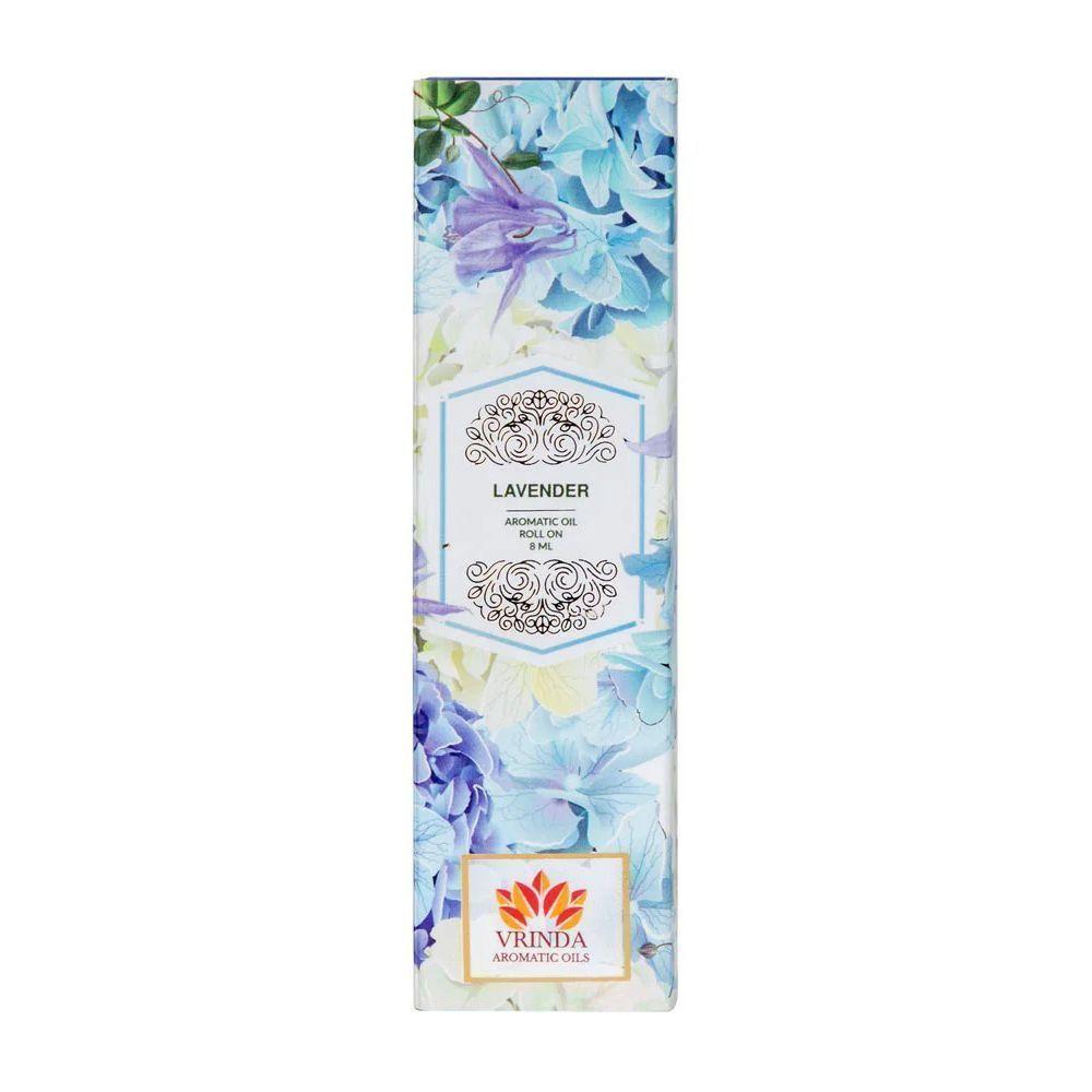 Масло-роллер из Лаванды (8 мл), Lavender Aromatic Oil Roller Bottle,  Vrindaam