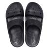 Crocs Удобная повседневная обувь из ЭВА с кожаными вставками, нескользящая, унисекс, черная