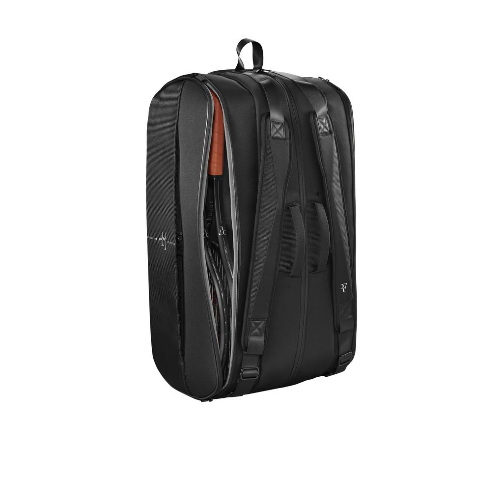 Сумка для ракеток Wilson ЧЕХОЛ ДЛЯ РАКЕТОК RF TOURNAMENT RACQUET BAG Ракетка Может вместить до 12 ракеток средней толщины WR8032701001 Черный (Турнирная сумка) (ракетки на основе)